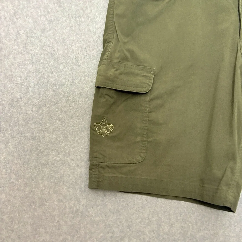 Boy Scouts of America Shorts Mens Size 36 Green Cargo Uniform BSA Hiking Outdoor